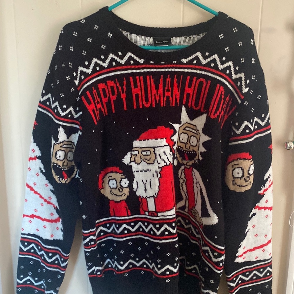 Rick and Morty Ugly Christmas Sweater